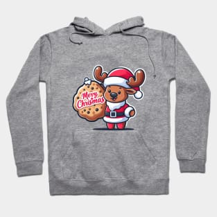 Merry Christmoose Moose Christmas 2024 Hoodie